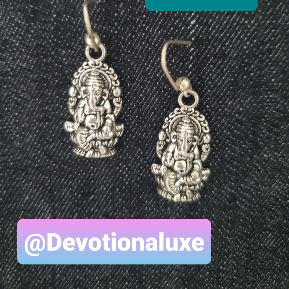 Ganesha earrings